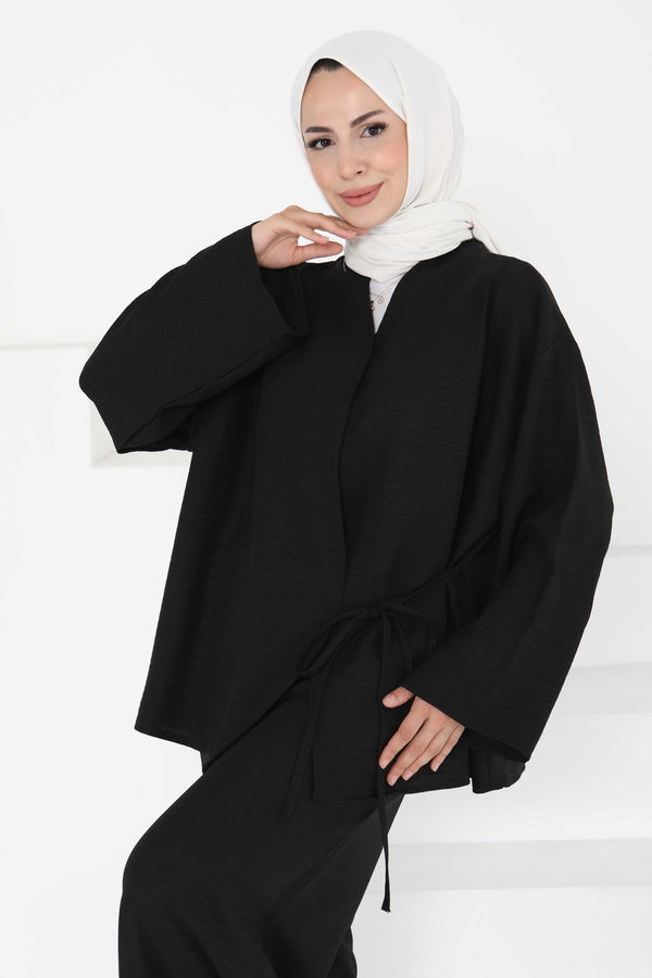 Bağlamalı Ceket Pantolon - 27258