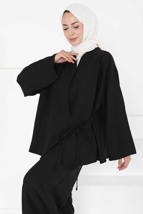 Bağlamalı Ceket Pantolon - 27258