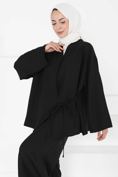 Bağlamalı Ceket Pantolon - 27258