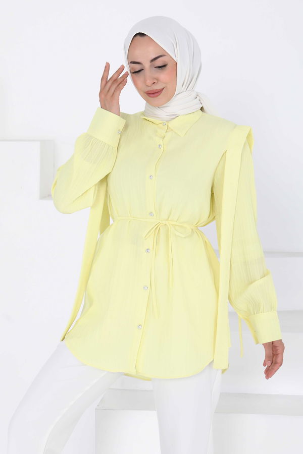 Omuz Bağlama Detaylı Tunik - 27195