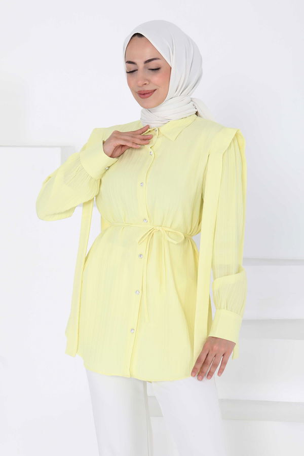 Omuz Bağlama Detaylı Tunik - 27195