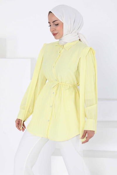 Omuz Bağlama Detaylı Tunik - 27195