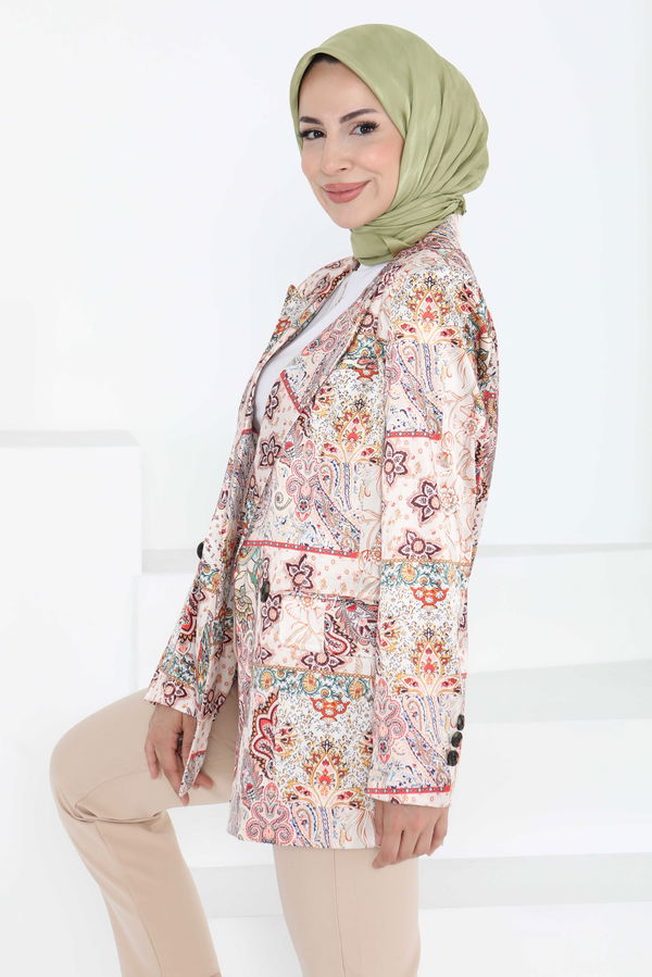 Etnik Desen Ceket - 27250