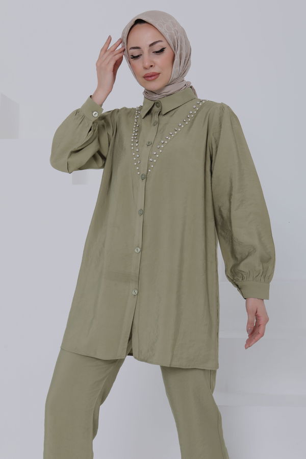 Modal Taşlı İkili Takım - 27019