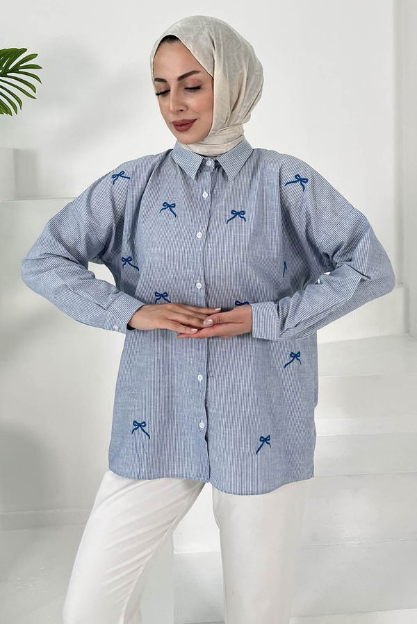 Fiyonk Nakışlı Tunik - 27035