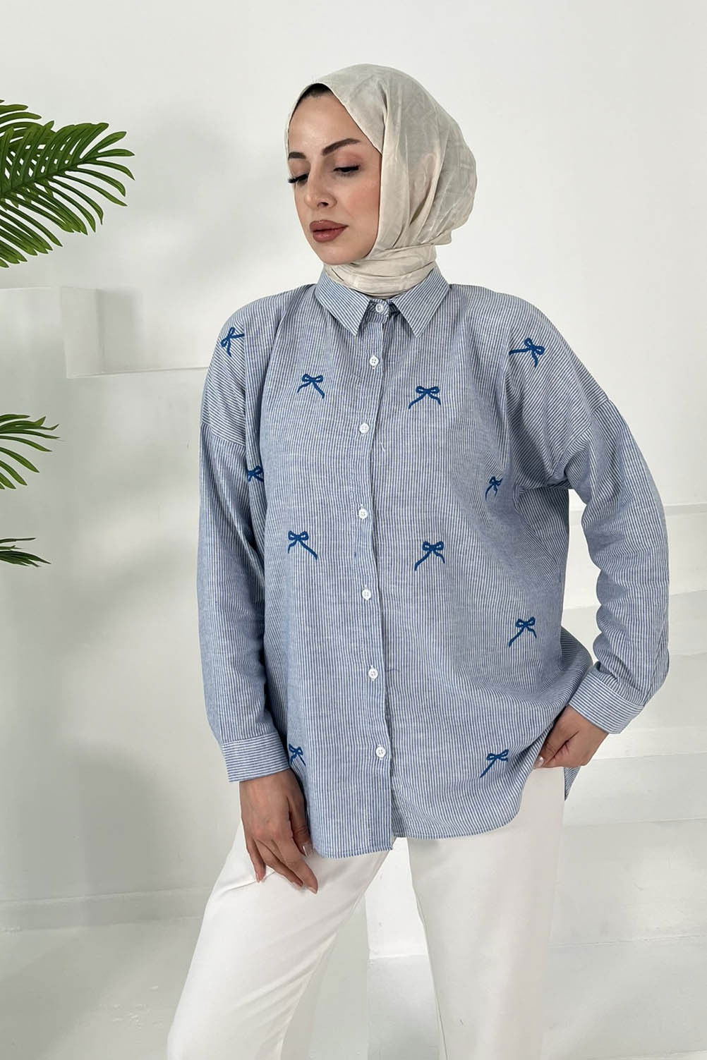 Fiyonk Nakışlı Tunik - 27035