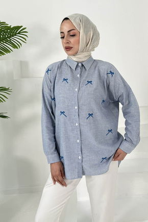 Fiyonk Nakışlı Tunik - 27035