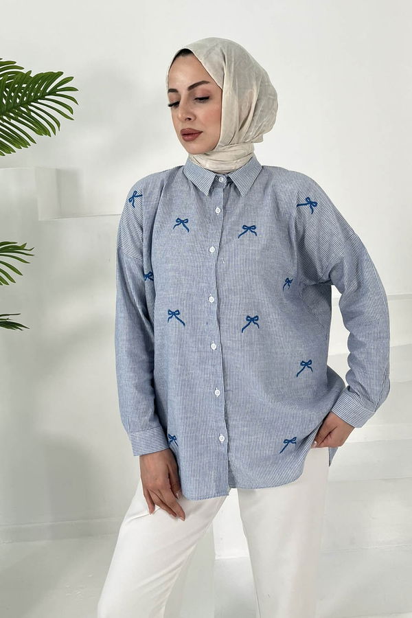 Fiyonk Nakışlı Tunik - 27035
