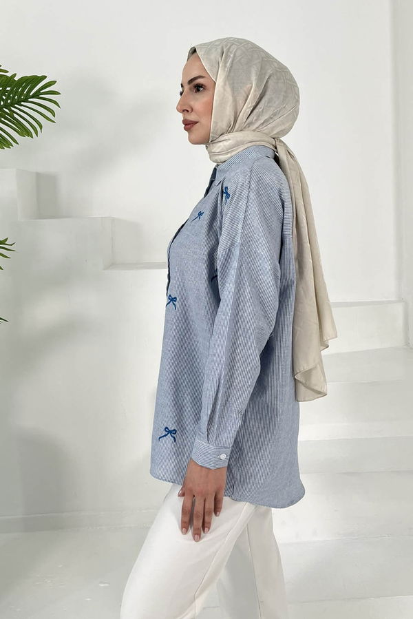 Fiyonk Nakışlı Tunik - 27035