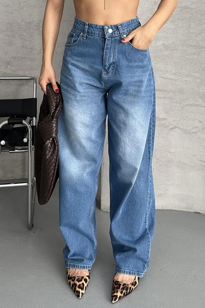 Taş Bıyık Baggy Kot Pantolon - 27270