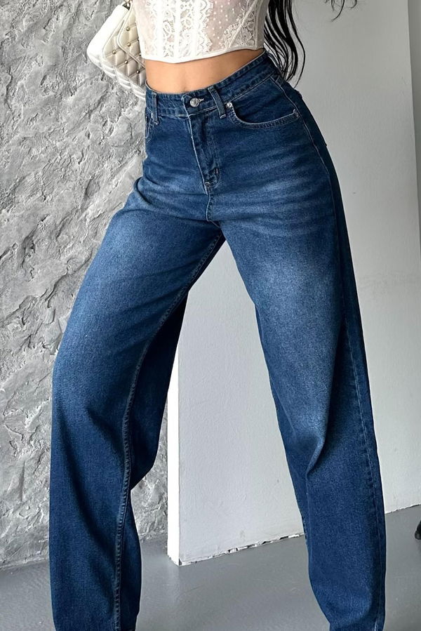 Taş Bıyık Baggy Kot Pantolon - 27270