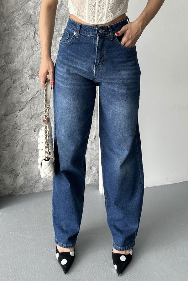 Taş Bıyık Baggy Kot Pantolon - 27270