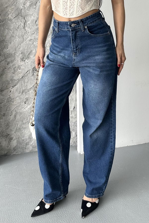 Taş Bıyık Baggy Kot Pantolon - 27270