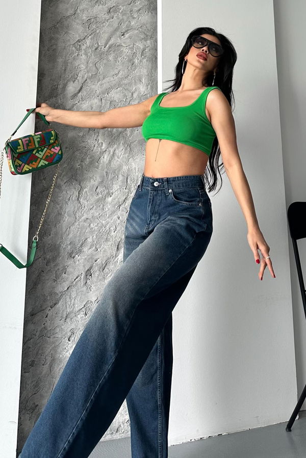 Taş Bıyık Baggy Kot Pantolon - 27270