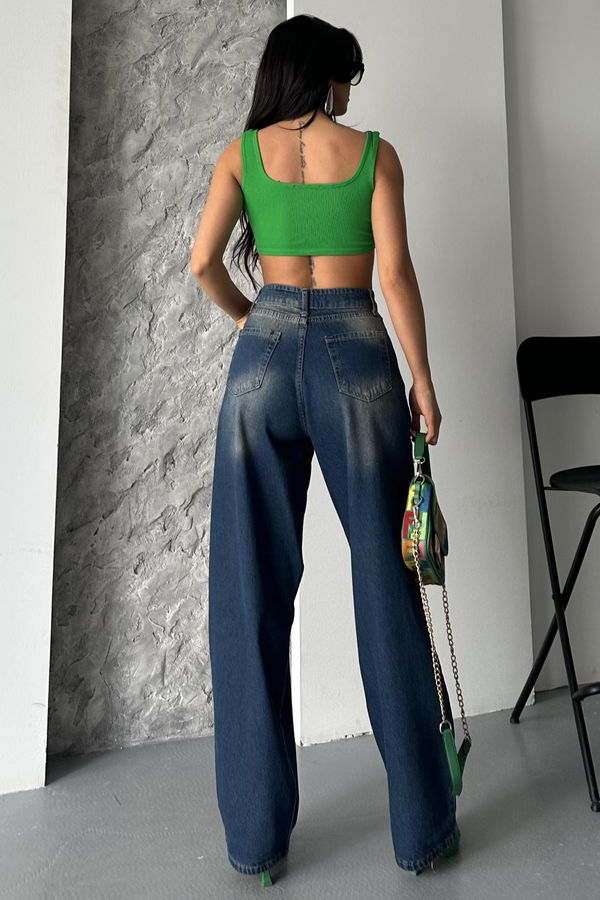 Taş Bıyık Baggy Kot Pantolon - 27270