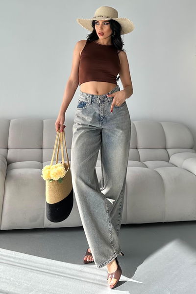 Bıyık Baggy Kot Pantolon - 27268