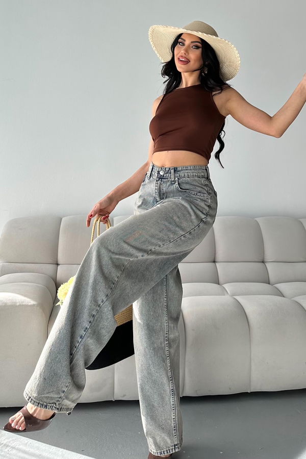 Bıyık Baggy Kot Pantolon - 27268