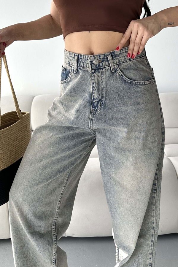 Bıyık Baggy Kot Pantolon - 27268