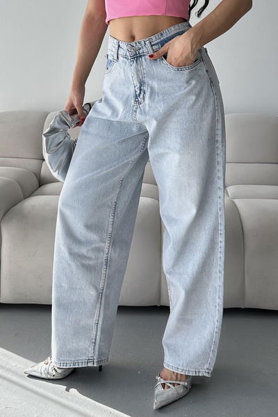 Bıyık Baggy Kot Pantolon - 27268