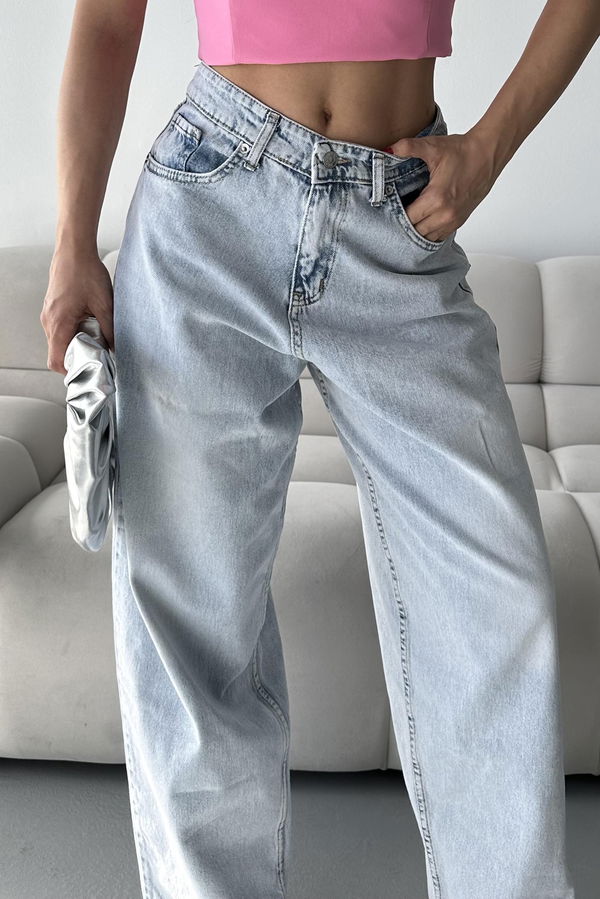 Bıyık Baggy Kot Pantolon - 27268
