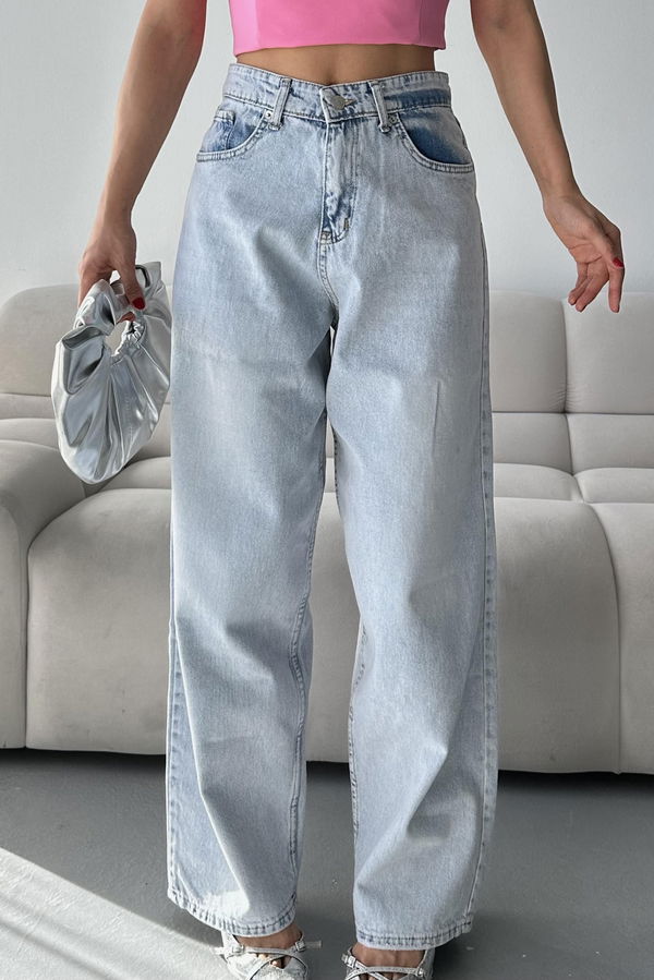 Bıyık Baggy Kot Pantolon - 27268