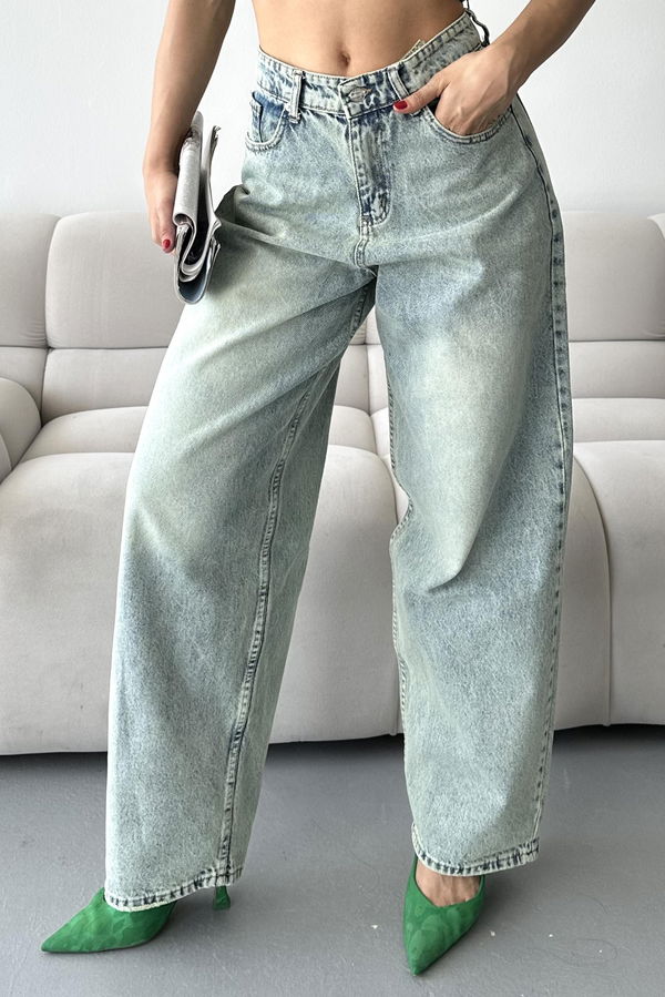 Bıyık Baggy Kot Pantolon - 27268