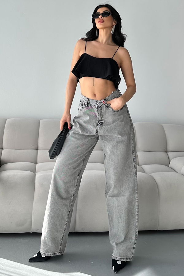 Bıyık Baggy Kot Pantolon - 27268
