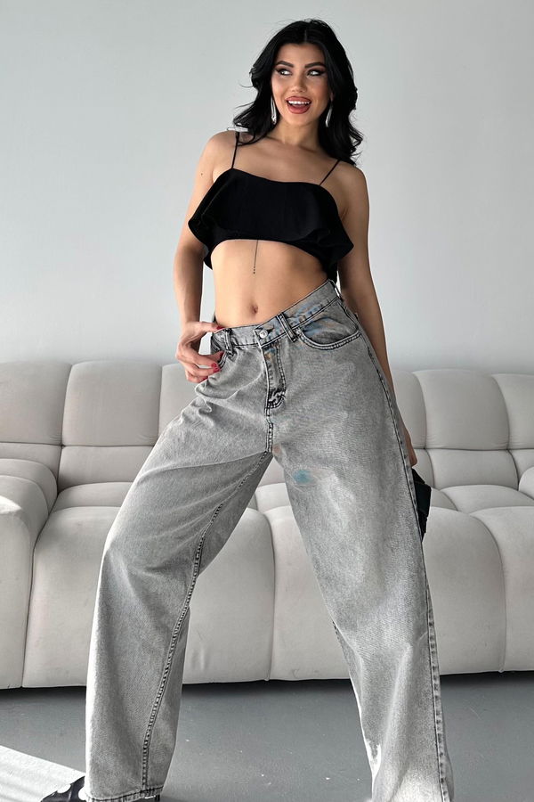 Bıyık Baggy Kot Pantolon - 27268