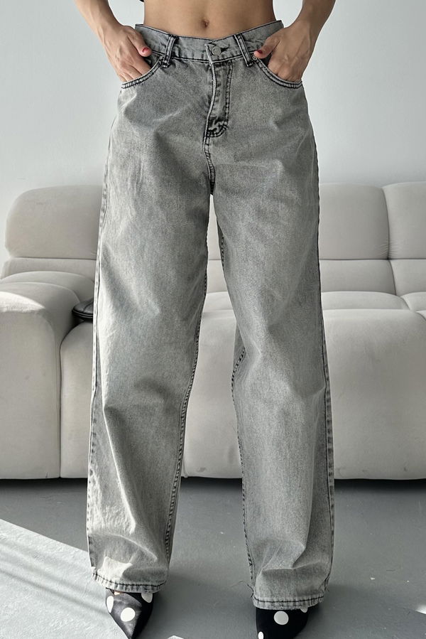 Bıyık Baggy Kot Pantolon - 27268