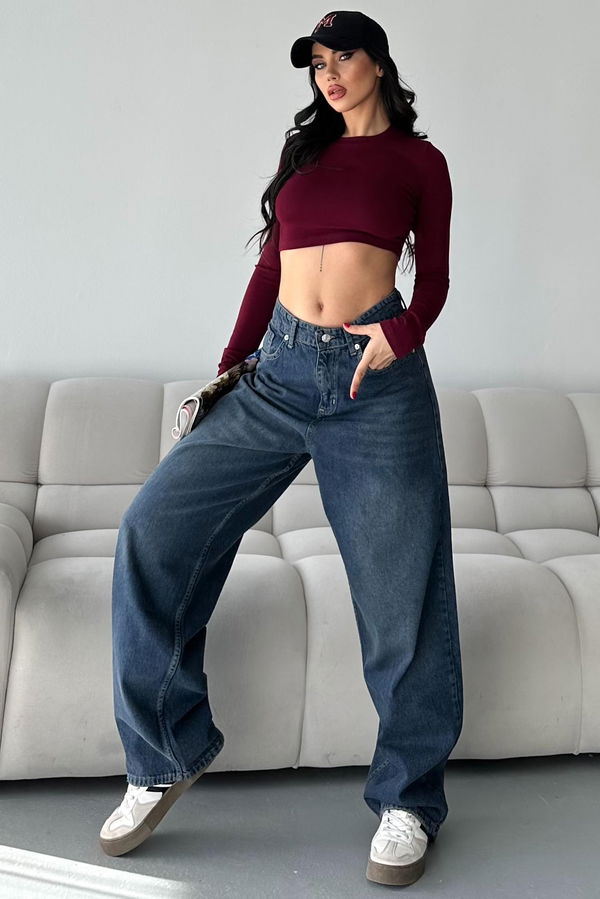 Bıyık Baggy Kot Pantolon - 27268