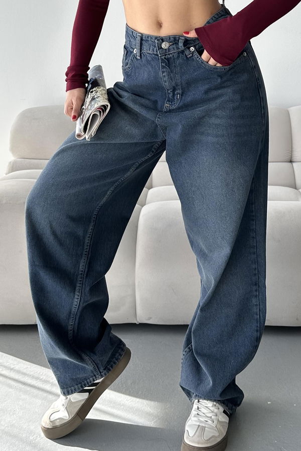 Bıyık Baggy Kot Pantolon - 27268