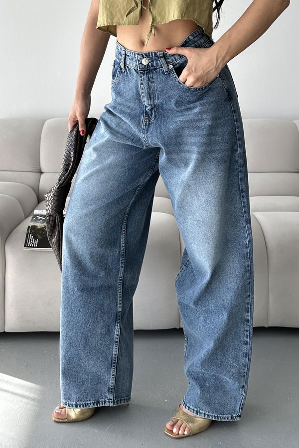 Bıyık Baggy Kot Pantolon - 27268