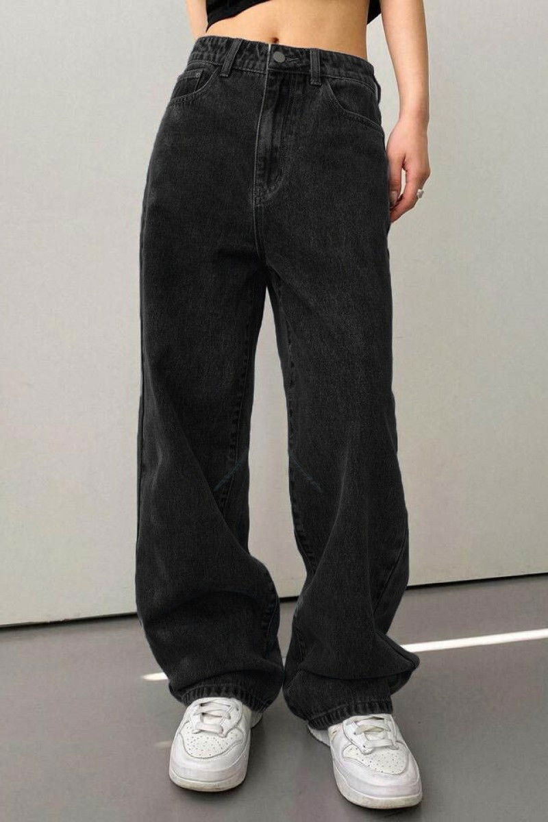 Baggy Kot Pantolon Siyah - 26755