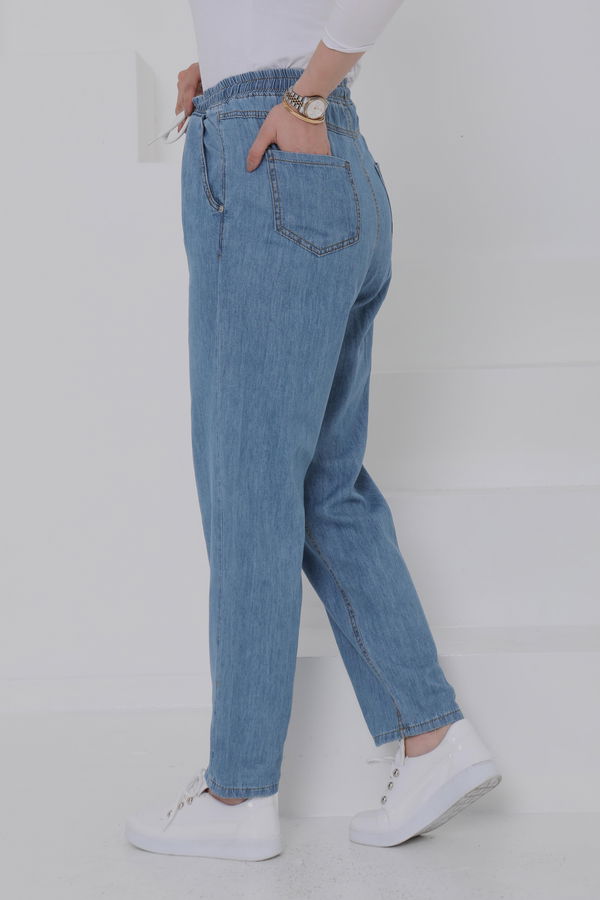 Beli Lastikli Kot Pantolon - 27037