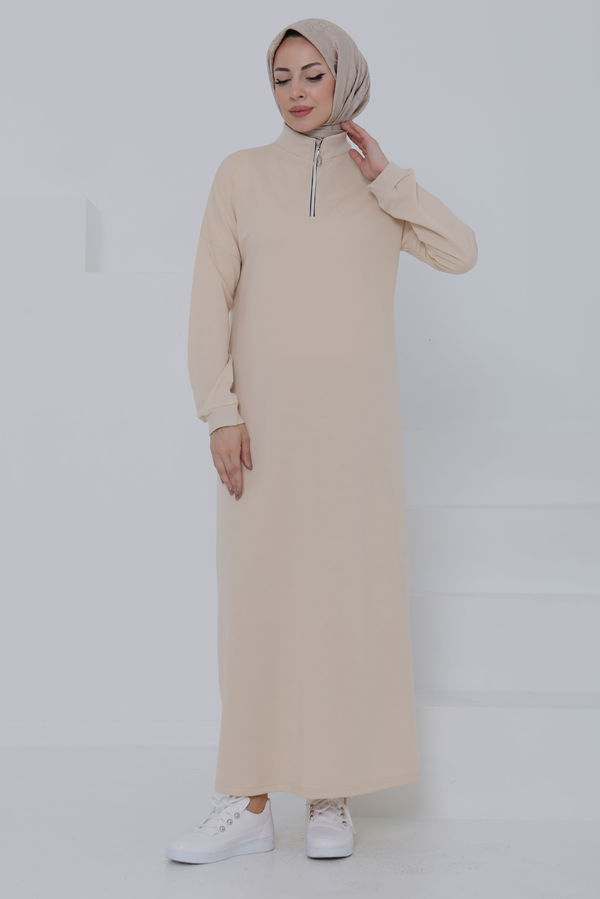 Fermuarlı Elbise - 27046