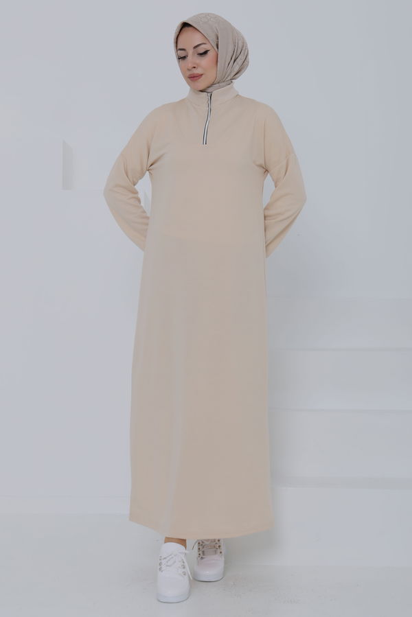 Fermuarlı Elbise - 27046