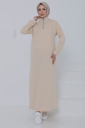 Fermuarlı Elbise - 27046