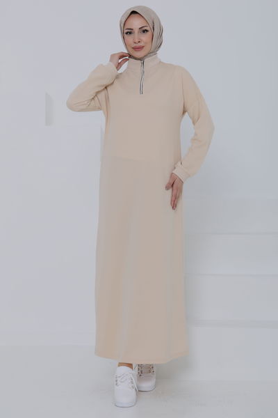 Fermuarlı Elbise - 27046