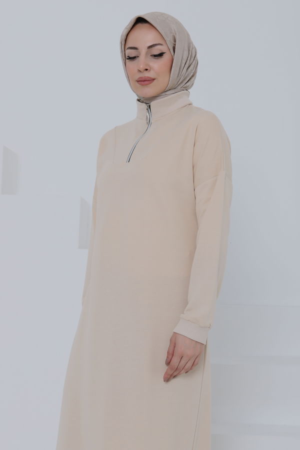 Fermuarlı Elbise - 27046