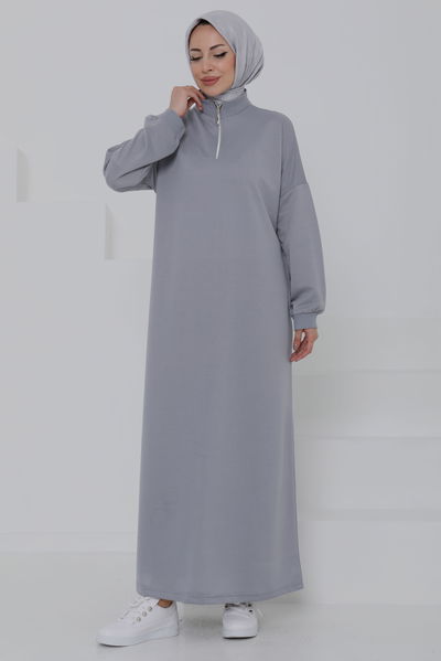 Fermuarlı Elbise - 27046