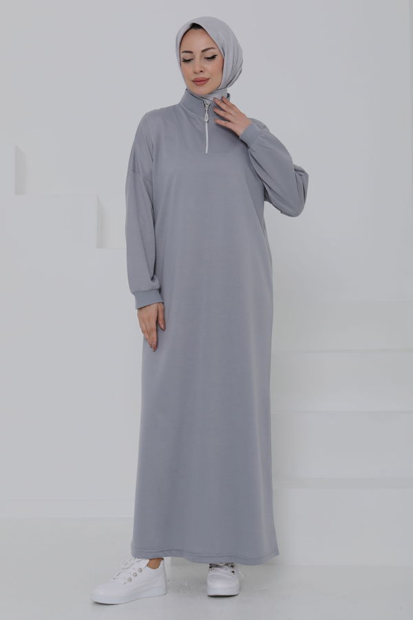 Fermuarlı Elbise - 27046