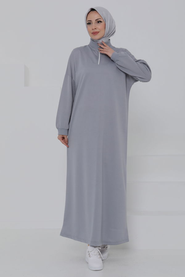 Fermuarlı Elbise - 27046