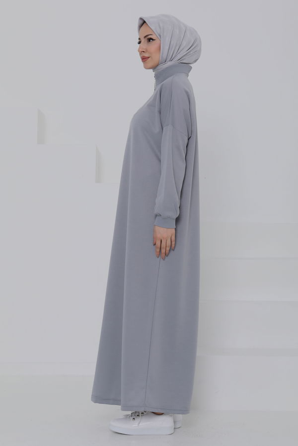 Fermuarlı Elbise - 27046
