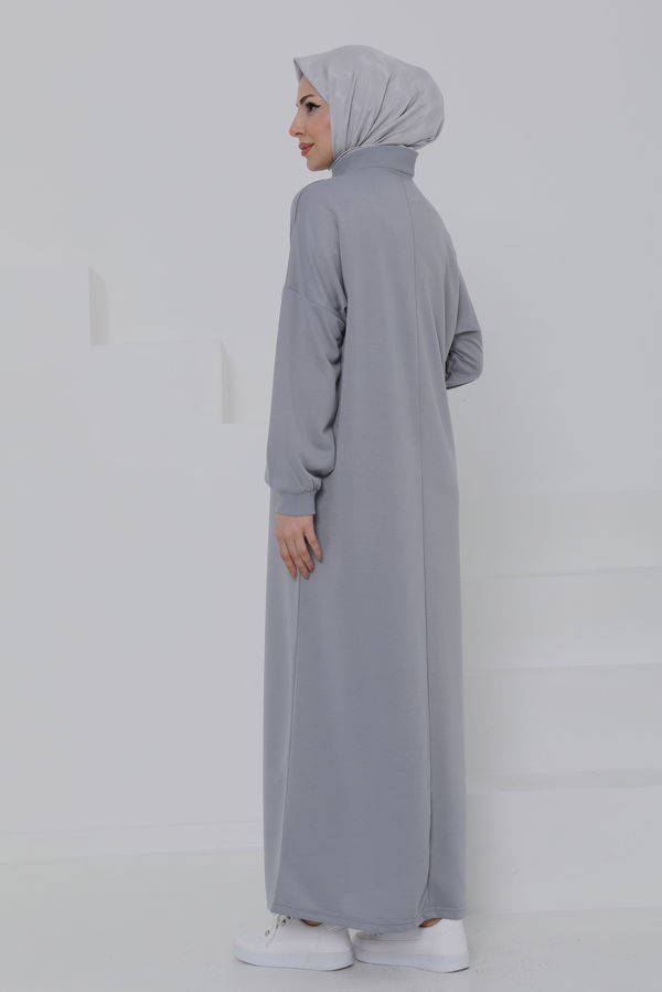 Fermuarlı Elbise - 27046