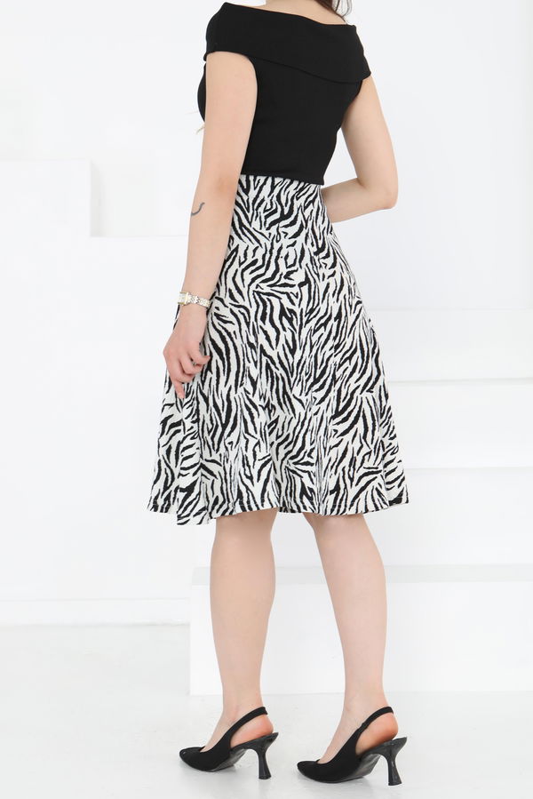Desenli Mini Boy Etek - 27236