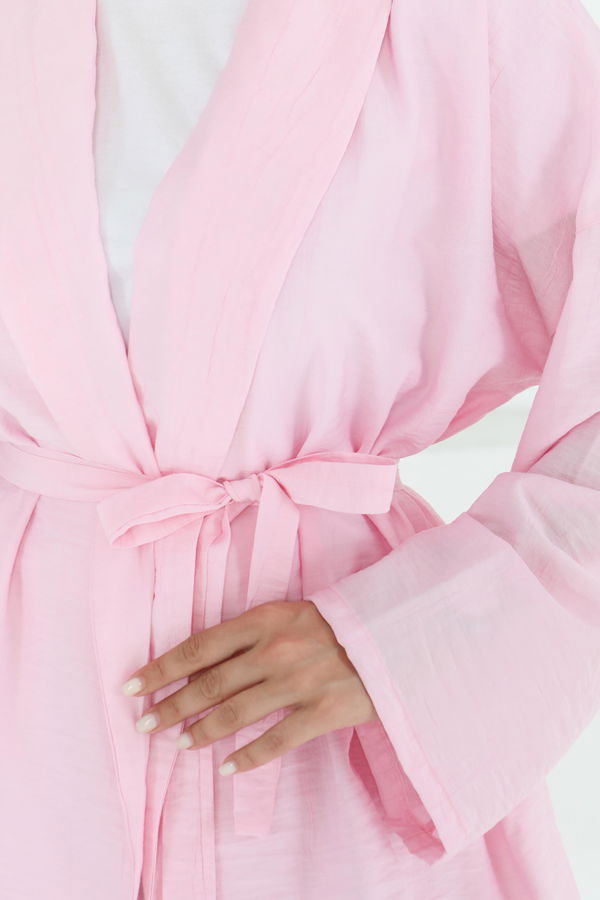 KİMONO TAKIM - 27357 PEMBE