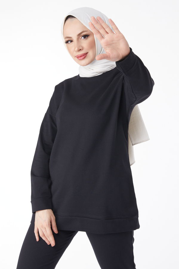 Eşofman Takımı - 27389 SİYAH