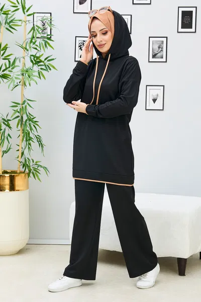 Tunik Pantolon - 27390 SİYAH