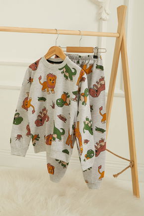 Baskılı Pijama Takımı - 26803